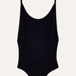 TNA 90s Cozumel Bodysuit in black, size XS